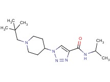 1-[1-(2,2-dimethylpropyl)-4-piperidinyl]-N-isopropyl-1H-1,2,3-triazole-4-carboxamide