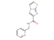 N-(2-pyridinylmethyl)imidazo[2,1-b][1,3]thiazole-6-carboxamide