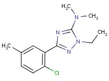 3-(2-chloro-5-methylphenyl)-1-ethyl-N,N-dimethyl-1H-1,2,4-triazol-5-amine