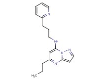 5-propyl-N-(3-pyridin-2-ylpropyl)pyrazolo[1,5-a]pyrimidin-7-amine