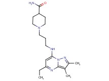 1-{3-[(5-ethyl-2,3-dimethylpyrazolo[1,5-a]pyrimidin-7-yl)amino]propyl}piperidine-4-carboxamide