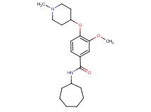 N-cycloheptyl-3-methoxy-4-[(1-methyl-4-piperidinyl)oxy]benzamide