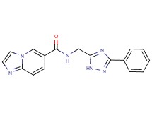 N-[(3-phenyl-1H-1,2,4-triazol-5-yl)methyl]imidazo[1,2-a]pyridine-6-carboxamide