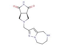 rel-(3aR,6aS)-5-(5,6,7,8-tetrahydro-4H-pyrazolo[1,5-a][1,4]diazepin-2-ylmethyl)tetrahydropyrrolo[3,4-c]pyrrole-1,3(2H,3aH)-dione dihydrochloride