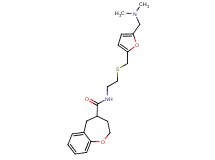 N-{2-[({5-[(dimethylamino)methyl]-2-furyl}methyl)thio]ethyl}-2,3,4,5-tetrahydro-1-benzoxepine-4-carboxamide
