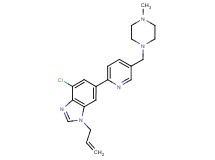 1-allyl-4-chloro-6-{5-[(4-methylpiperazin-1-yl)methyl]pyridin-2-yl}-1H-benzimidazole