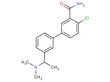 4-chloro-3'-[1-(dimethylamino)ethyl]biphenyl-3-carboxamide