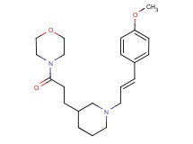 4-(3-{1-[(2E)-3-(4-methoxyphenyl)prop-2-en-1-yl]piperidin-3-yl}propanoyl)morpholine