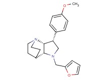 (3R*,3aR*,7aR*)-1-(2-furylmethyl)-3-(4-methoxyphenyl)octahydro-4,7-ethanopyrrolo[3,2-b]pyridine