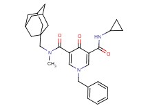 N-(1-adamantylmethyl)-1-benzyl-N'-cyclopropyl-N-methyl-4-oxo-1,4-dihydro-3,5-pyridinedicarboxamide