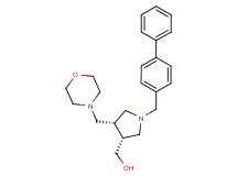 [(3R*,4S*)-1-(biphenyl-4-ylmethyl)-4-(morpholin-4-ylmethyl)pyrrolidin-3-yl]methanol