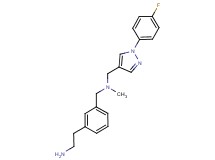 [3-(2-aminoethyl)benzyl]{[1-(4-fluorophenyl)-1H-pyrazol-4-yl]methyl}methylamine dihydrochloride