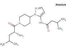 N-[1-(1-D-leucyl-4-piperidinyl)-1H-pyrazol-5-yl]-3-methylbutanamide hydrochloride