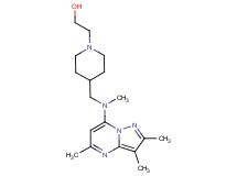 2-(4-{[methyl(2,3,5-trimethylpyrazolo[1,5-a]pyrimidin-7-yl)amino]methyl}-1-piperidinyl)ethanol