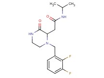 2-[1-(2,3-difluorobenzyl)-3-oxo-2-piperazinyl]-N-isopropylacetamide