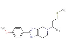 2-(4-methoxyphenyl)-5-[1-methyl-3-(methylthio)propyl]-4,5,6,7-tetrahydro-1H-imidazo[4,5-c]pyridine