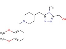 (5-{[1-(2,3-dimethoxybenzyl)piperidin-4-yl]methyl}-4-methyl-4H-1,2,4-triazol-3-yl)methanol