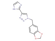 1-(1,3-benzodioxol-5-ylmethyl)-4-(1H-imidazol-2-yl)-1H-1,2,3-triazole