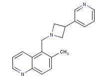 6-methyl-5-{[3-(3-pyridinyl)-1-azetidinyl]methyl}quinoline