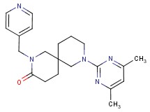 8-(4,6-dimethylpyrimidin-2-yl)-2-(pyridin-4-ylmethyl)-2,8-diazaspiro[5.5]undecan-3-one