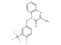 1-[4-fluoro-3-(trifluoromethyl)benzyl]-3-methylquinoxalin-2(1H)-one