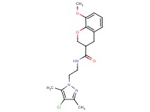 N-[2-(4-chloro-3,5-dimethyl-1H-pyrazol-1-yl)ethyl]-8-methoxy-3-chromanecarboxamide