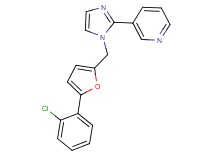 3-(1-{[5-(2-chlorophenyl)-2-furyl]methyl}-1H-imidazol-2-yl)pyridine