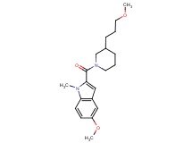 5-methoxy-2-{[3-(3-methoxypropyl)-1-piperidinyl]carbonyl}-1-methyl-1H-indole