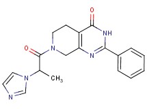 7-[2-(1H-imidazol-1-yl)propanoyl]-2-phenyl-5,6,7,8-tetrahydropyrido[3,4-d]pyrimidin-4(3H)-one