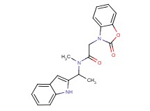 N-[1-(1H-indol-2-yl)ethyl]-N-methyl-2-(2-oxo-1,3-benzoxazol-3(2H)-yl)acetamide