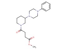 methyl 4-oxo-4-[3-(4-phenyl-1-piperazinyl)-1-piperidinyl]butanoate