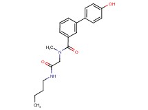 N-[2-(butylamino)-2-oxoethyl]-4'-hydroxy-N-methylbiphenyl-3-carboxamide
