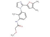 N-{3-[2-(4,5-dimethyl-2-furyl)-1H-imidazol-1-yl]-2-methylphenyl}-2-methoxyacetamide