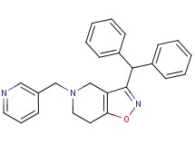 3-(diphenylmethyl)-5-(3-pyridinylmethyl)-4,5,6,7-tetrahydroisoxazolo[4,5-c]pyridine