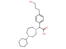 (4-cyclohexyl-1,4-diazepan-1-yl)[4-(3-hydroxypropyl)phenyl]acetic acid