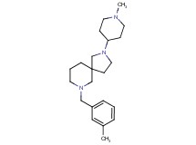 7-(3-methylbenzyl)-2-(1-methyl-4-piperidinyl)-2,7-diazaspiro[4.5]decane