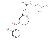 N-[2-(dimethylamino)ethyl]-5-[(4-methylpyridin-3-yl)carbonyl]-5,6,7,8-tetrahydro-4H-pyrazolo[1,5-a][1,4]diazepine-2-carboxamide