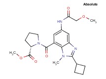 methyl 1-({2-cyclobutyl-5-[(methoxyacetyl)amino]-1-methyl-1H-benzimidazol-7-yl}carbonyl)-L-prolinate