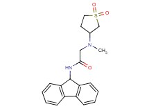 2-[(1,1-dioxidotetrahydro-3-thienyl)(methyl)amino]-N-9H-fluoren-9-ylacetamide