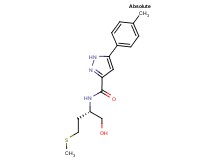 N-[(1S)-1-(hydroxymethyl)-3-(methylthio)propyl]-5-(4-methylphenyl)-1H-pyrazole-3-carboxamide