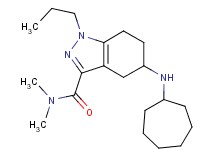 5-(cycloheptylamino)-N,N-dimethyl-1-propyl-4,5,6,7-tetrahydro-1H-indazole-3-carboxamide
