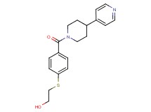 2-[(4-{[4-(4-pyridinyl)-1-piperidinyl]carbonyl}phenyl)thio]ethanol
