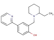 2-[(2-ethyl-1-piperidinyl)methyl]-4-(2-pyridinyl)phenol