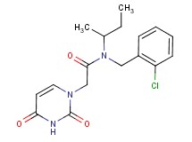 N-(sec-butyl)-N-(2-chlorobenzyl)-2-(2,4-dioxo-3,4-dihydropyrimidin-1(2H)-yl)acetamide