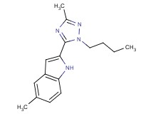 2-(1-butyl-3-methyl-1H-1,2,4-triazol-5-yl)-5-methyl-1H-indole