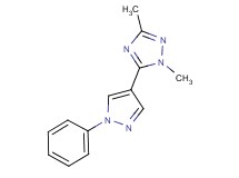 1,3-dimethyl-5-(1-phenyl-1H-pyrazol-4-yl)-1H-1,2,4-triazole