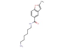 N-(6-aminohexyl)-2-methyl-1-benzofuran-5-carboxamide hydrochloride