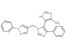 5'-methyl-5-phenyl-3-[(1-phenyl-1H-pyrazol-4-yl)methyl]-3H,3'H-4,4'-biimidazole
