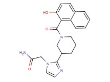 2-{2-[1-(2-hydroxy-1-naphthoyl)piperidin-3-yl]-1H-imidazol-1-yl}acetamide