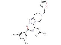 N-{1-[7-(2-furylmethyl)-6,7,8,9-tetrahydro-5H-[1,2,4]triazolo[4,3-d][1,4]diazepin-3-yl]-3-methylbutyl}-3,5-dimethylbenzamide